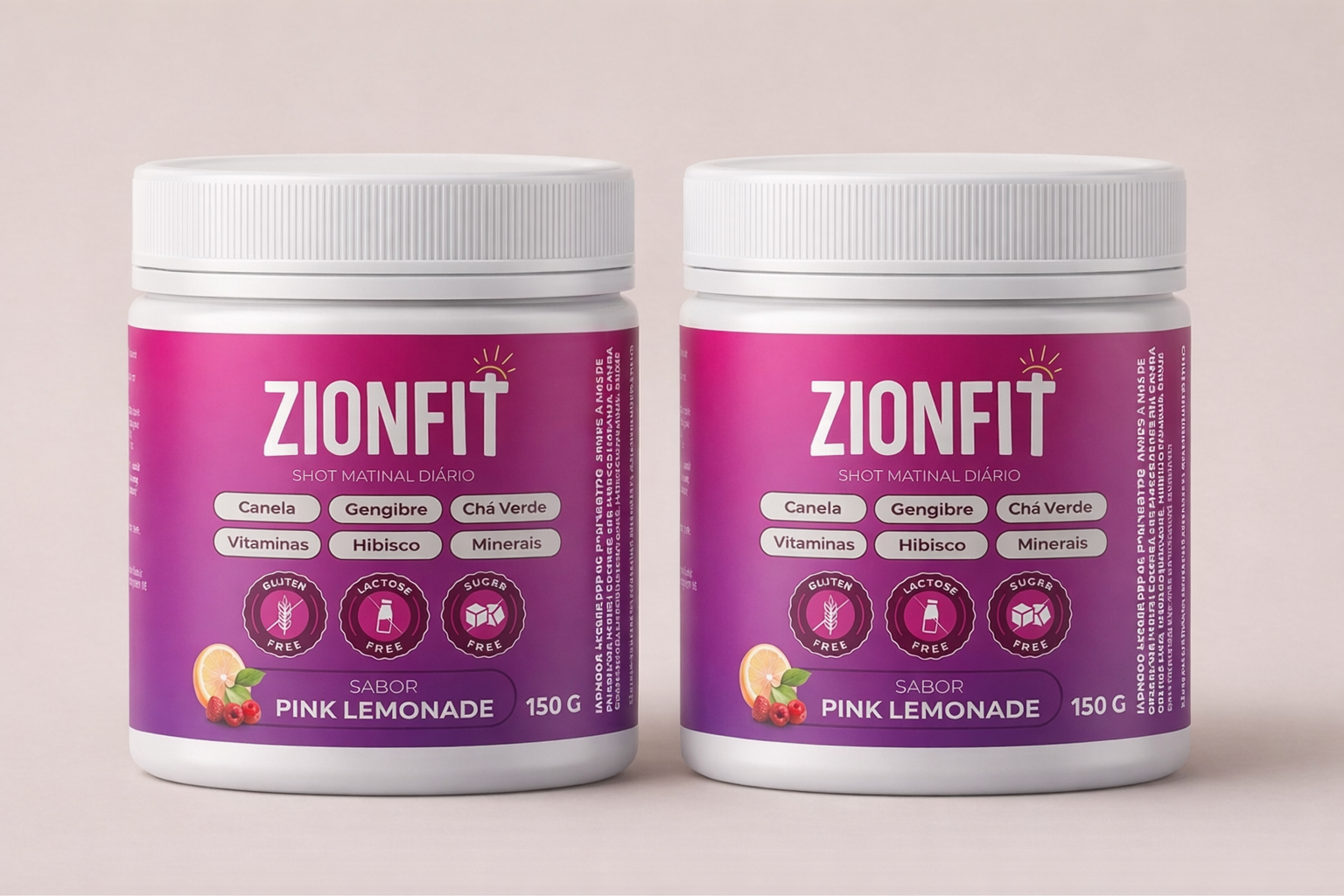 Kit ZionFit com 2 potes